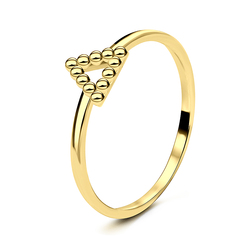 Gold Plated Silver Rings NSR-2879-GP
